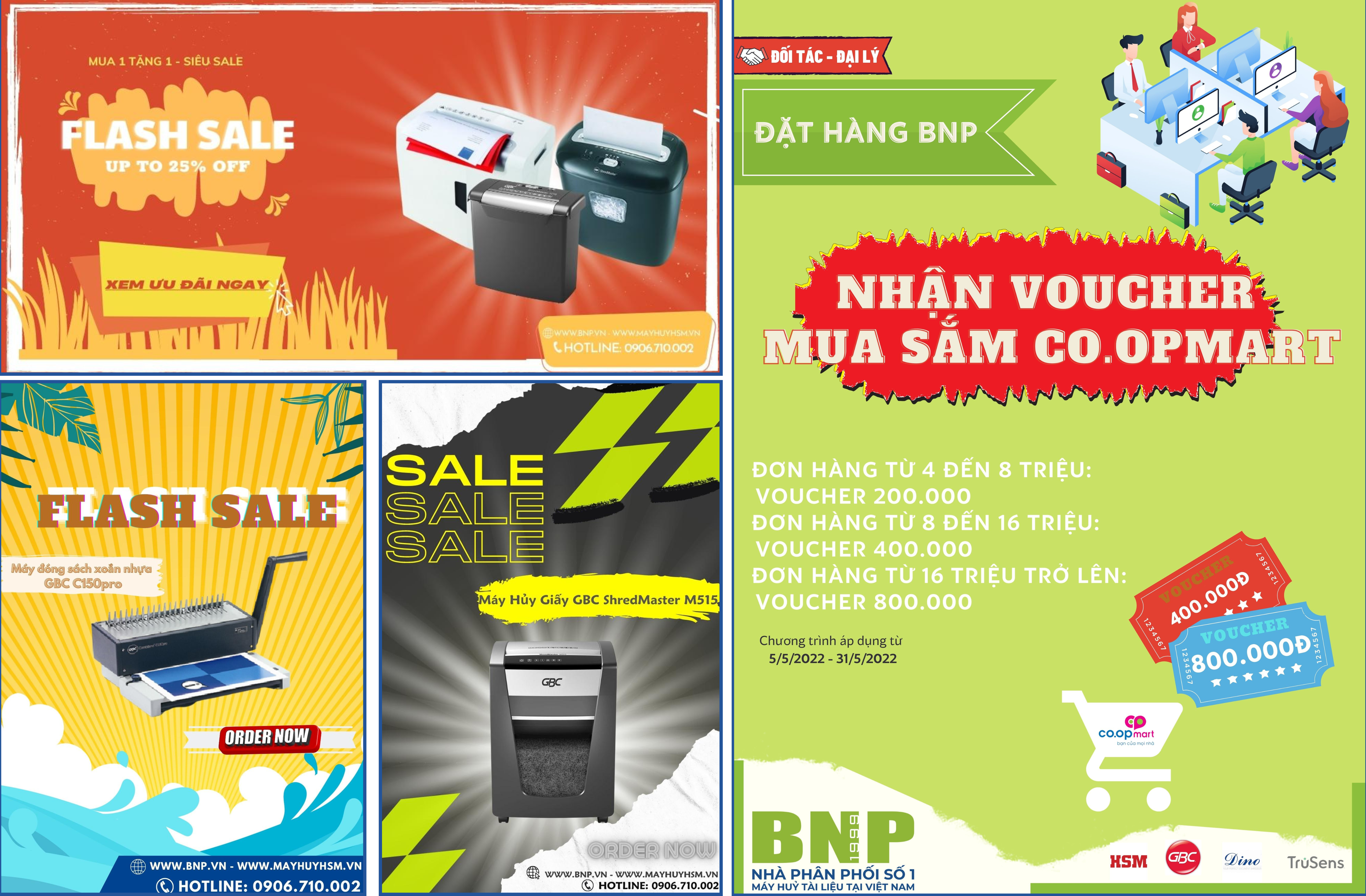 Digital marketing design portfolio collage